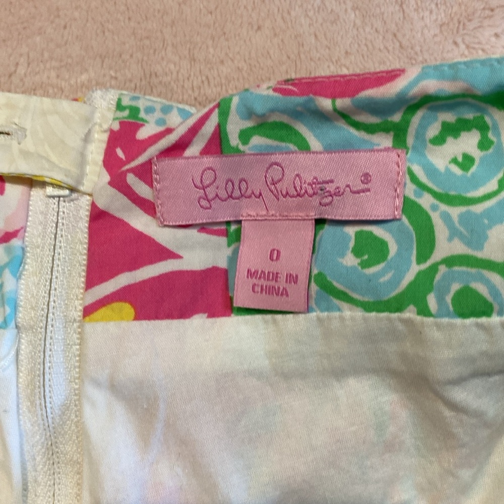 Lilly Pulitzer Size 0 Skort Jellies Be Jamming Lobster Roll Written In The Sun - Picture 3 of 4